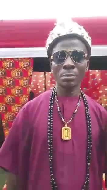 High Chief Cy Nnebemchukwu Ohakanu speaking during his New Yam Festival celebration